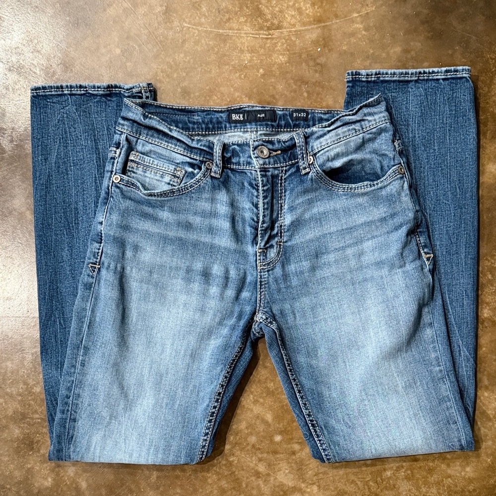 BKE Light Blue Slim Men's Jeans